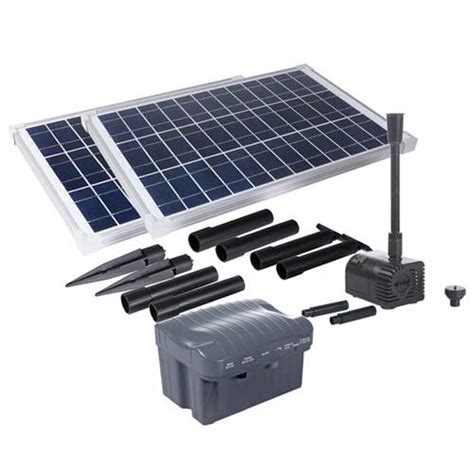 Solar Pond Pump With Battery Solar Panels And Battery Included