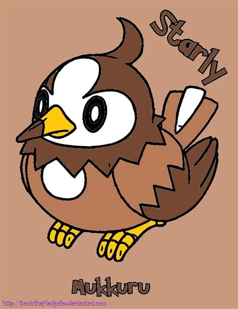 Pokemon Starly by SonictheHedgefox on DeviantArt