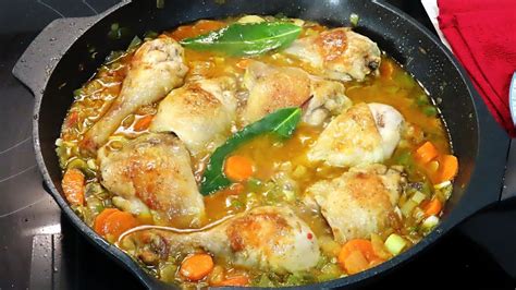 Pollo en salsa Receta fácil rápida y riquísima SIN HORNO YouTube