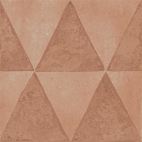 Decoro Triangoli Cotto X Cm Matte Depth Mm Porcelain Stoneware