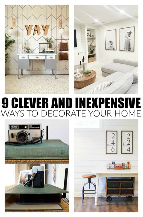 Clever And Inexpensive Ways To Decorate Your Home Little House Of