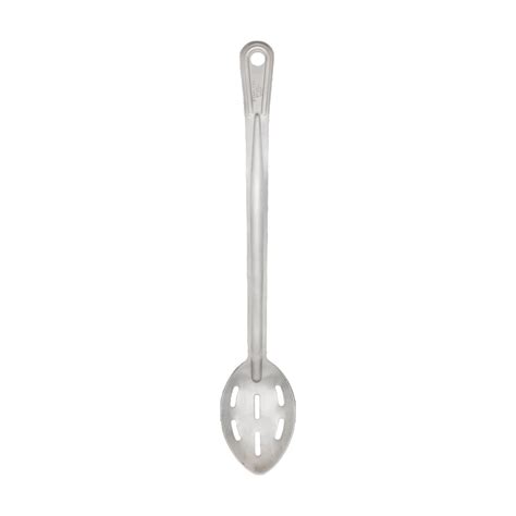 Browne Foodservice Renaissance Spoon Curved Slotted Ss 1313cm 4767