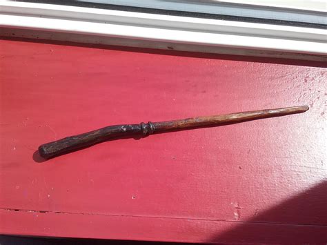 My first wand! - 10" Hawthorn wand I made for a Malfoy fan : r/harrypotter