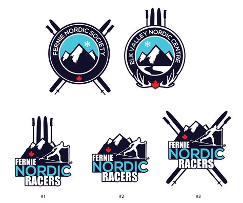 Nordic Skiing Logos