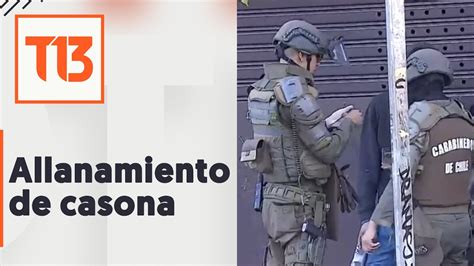 Carabineros Realiza Allanamiento En Casona De Santiago Centro YouTube