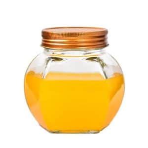 Pot Belly Hexagonal Honey Jar SGSBOTTLE