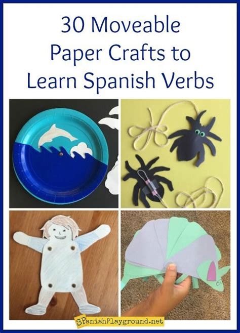 Moveable Paper Crafts To Learn Spanish Verbs Spanish Playground