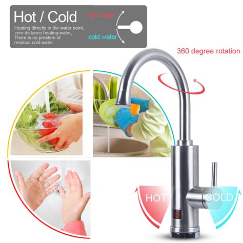 Kbaybo W Instant Electric Tankless Water Heater For Kitchen Sink