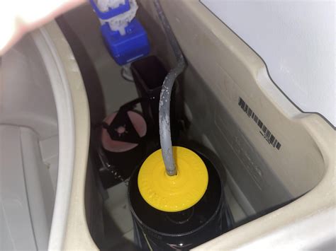 Toilet with a flapper AND aquapiston? How to diagnose slow leak into