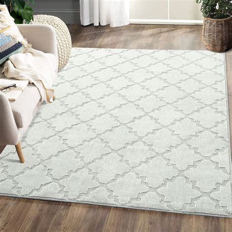 Glowsol X Large Shag Area Rug For Living Room Bedroom