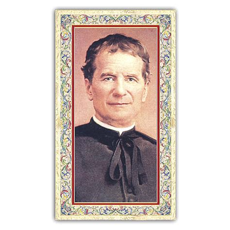 Holy Card Saint John Bosco Prayer ITA 10x5 Cm Online Sales On