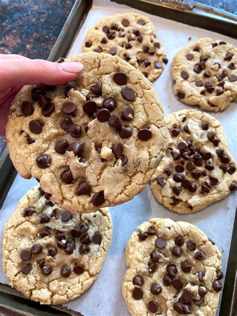 Air Fryer Chocolate Chip Cookies From Pillsbury Cookie Dough Melanie Cooks