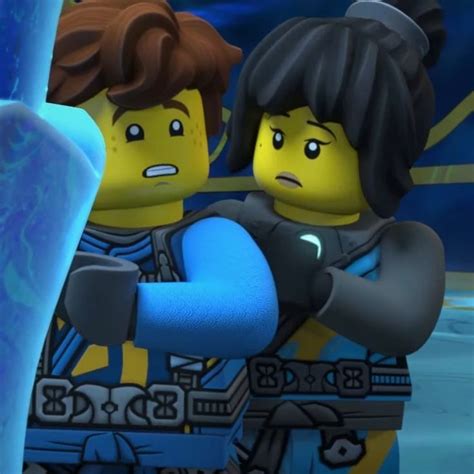 The Lego Movie Characters Are Hugging In Front Of An Iceberg With Their