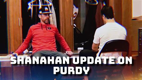 Kyle Shanahan Gives Throwing Update On Brock Purdy Youtube