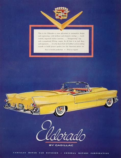 Pin On 1955 Cadillac Ads