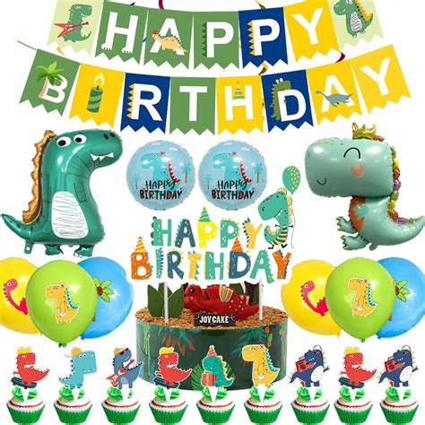 [msia Ready Stock] Dinosaur Theme Birthday Decoration Foil Balloon Dino Party Decoration