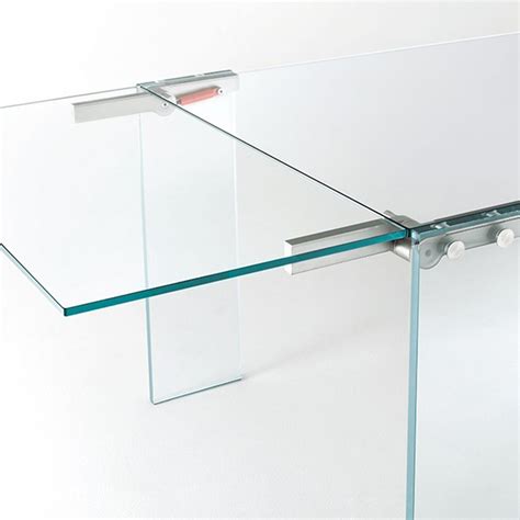 Mesa Extensible Naked De Glas Italia Mesas Cristal