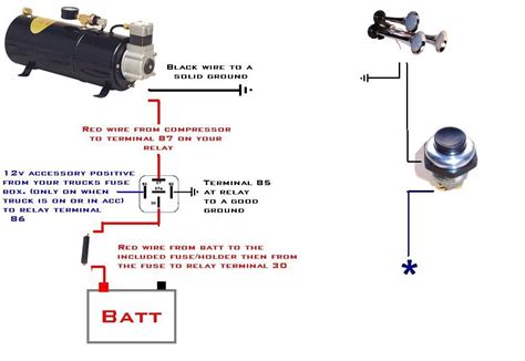 Train Horn Wiring Diagram Without Relay Wiring Diagram