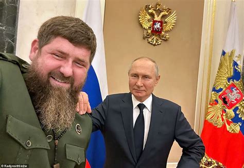 Putin Meets Grinning Chechen Leader Ramzan Kadyrov In Moscow Daily