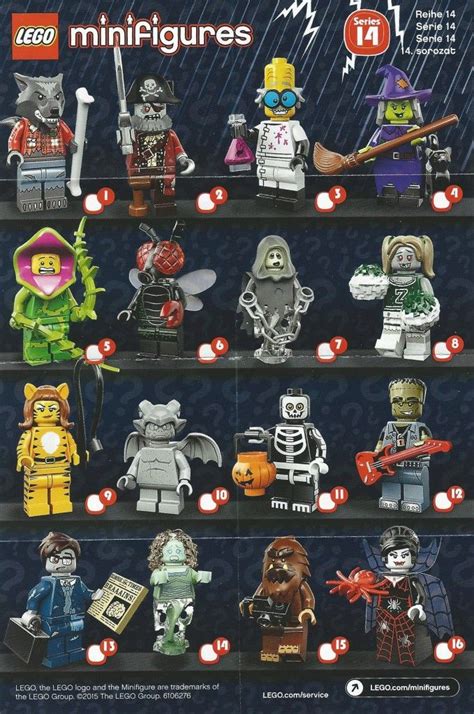 Minifigures Series 14 Lego Sg Minifigures