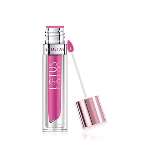 Lotus Makeup Ecostay Matte Lip Lacquer Pink Glam EL04 4gm