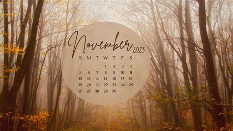 20 Free November 2023 Desktop Calendar Backgrounds Easy Download In