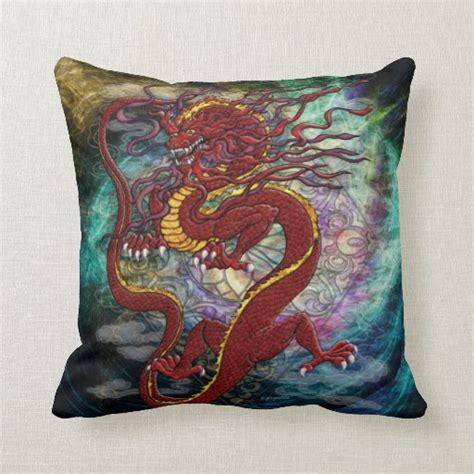 Chinese Dragon Pillow Zazzle