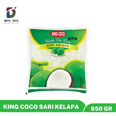 Jual King Coco Nata De Coco Sari Kelapa 800 Gram Shopee Indonesia