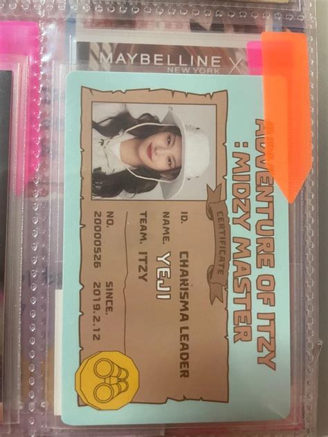 Wts Wtt Scroll Itzy Yeji Pob Preorder Benefit Ryu Ryujin Lia Chae