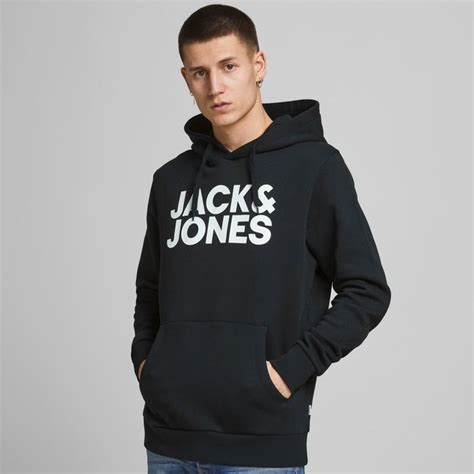 Jack And Jones Logo Sweat Hoodies 2 Pack Plutosport