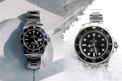 Rolex Sea-Dweller VS Rolex Submariner – WATCHFINDER CANADA