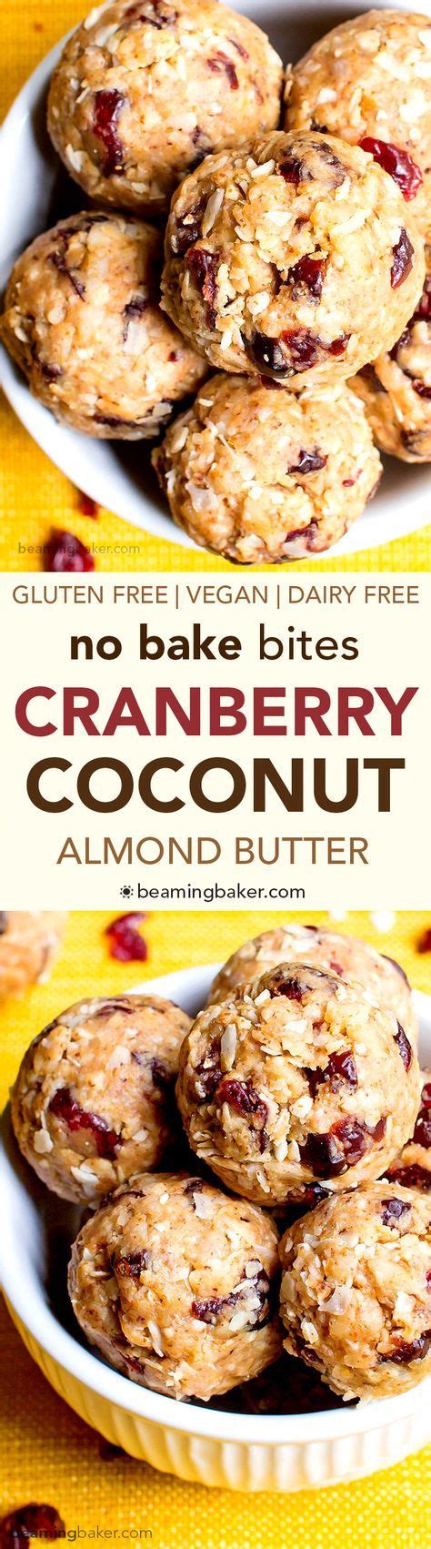 No Bake Cranberry Coconut Energy Bites V Gf Df Just 7 Simple