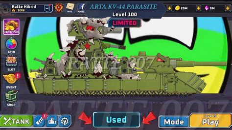 Tank Combat War Battle New Tank ARTA KV 44 PARASITE Unlocked UPComing