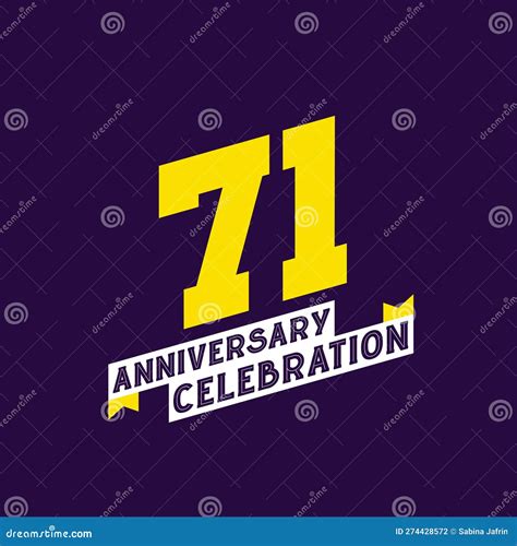 St Anniversary Celebration Vector Design Years Anniversary Stock