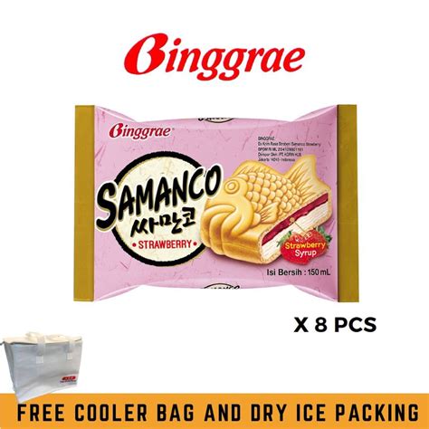 Bundle Deal Binggrae Samanco Waffle Ice Cream Sandwich With Free