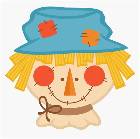 Scarecrow Clipart Cricut Cute Scarecrow Face Clip Art HD Png