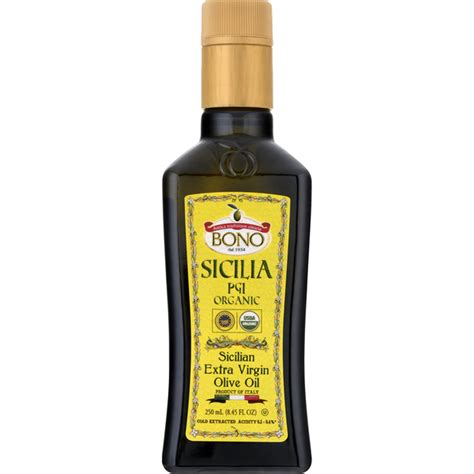 Bono Olive Oil Organic Extra Virgin Sicilian Ml Delivery Or