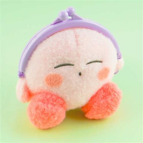 Kirby Blush Fluffy 3d Coin Purse Kirby Purses Cute Coin Purse