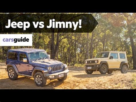 Suzuki Jimny Vs Jeep Wrangler Overland Off Road Review Youtube