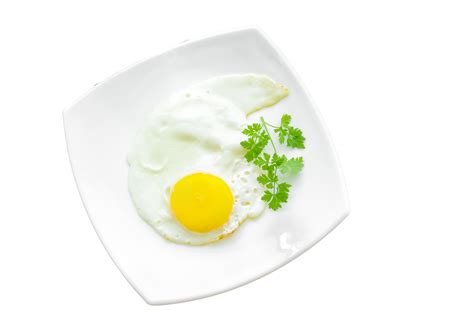 Fried Eggs Single Eggs Diet Chicken Cooked Lunch Png Transparent