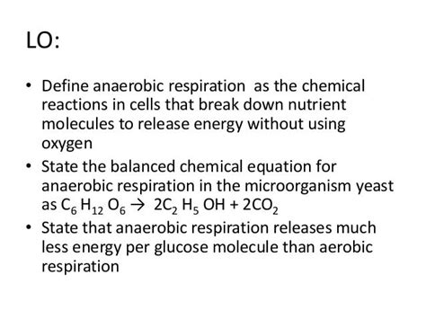 Spice Of Lyfe Chemical Equation For Aerobic Respiration In Yeast