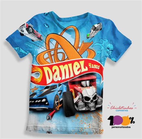 Camisa Personalizada Hot Wheels Elo Produtos Especiais