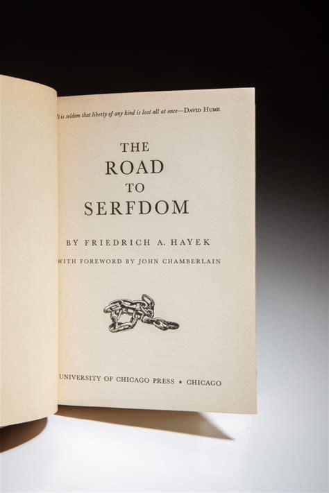 The Road To Serfdom - The First Edition Rare Books