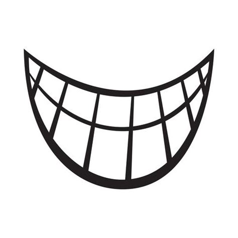 Big Happy Toothy Cartoon Smile vector icon 553819 Vector Art at Vecteezy