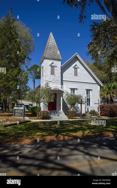 Fort White United Methodist Church Is Located In A Rural Small Town In