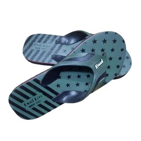 Printed Green Black Men Rubber Hawaii Slipper At Rs Pair In Kanpur