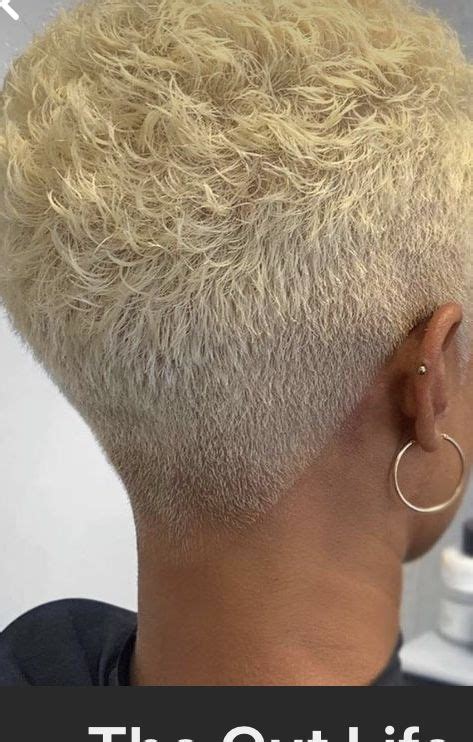 Pin By C Cali💗 On Bald Baddies‍‍ Short Blonde Hair Edgy Short Hair