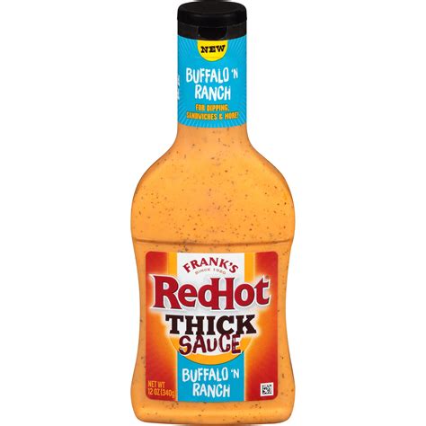 Frank S RedHot Buffalo N Ranch Thick Hot Sauce 12 Oz Walmart
