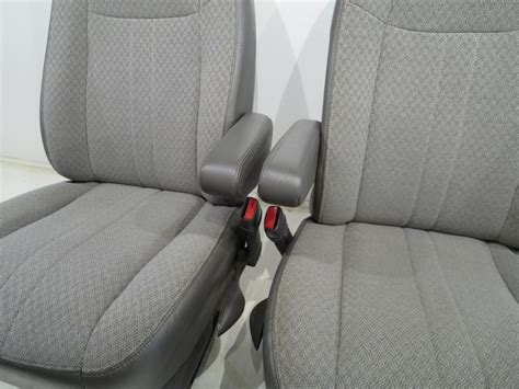 Chevy Express Gmc Savana Cargo Van Front Cloth Seats 2000 2015 2016