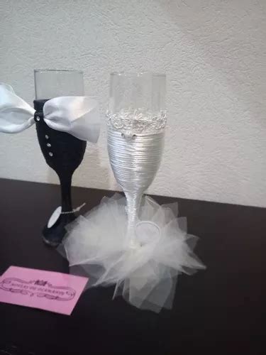 Set De Copas Brindis Boda Ceremonias 3 Piezas Novia Xv Años en venta en